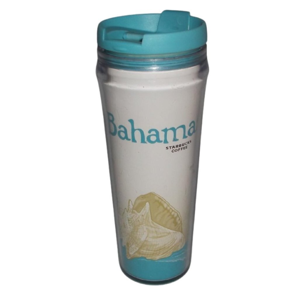 Starbucks Global‎ Icon Series Letter Print Bahamas Tumbler Coffee Bottle 12 Oz